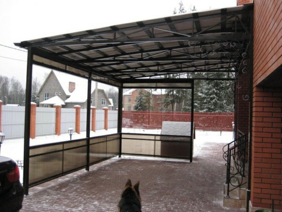 Веранда из металла