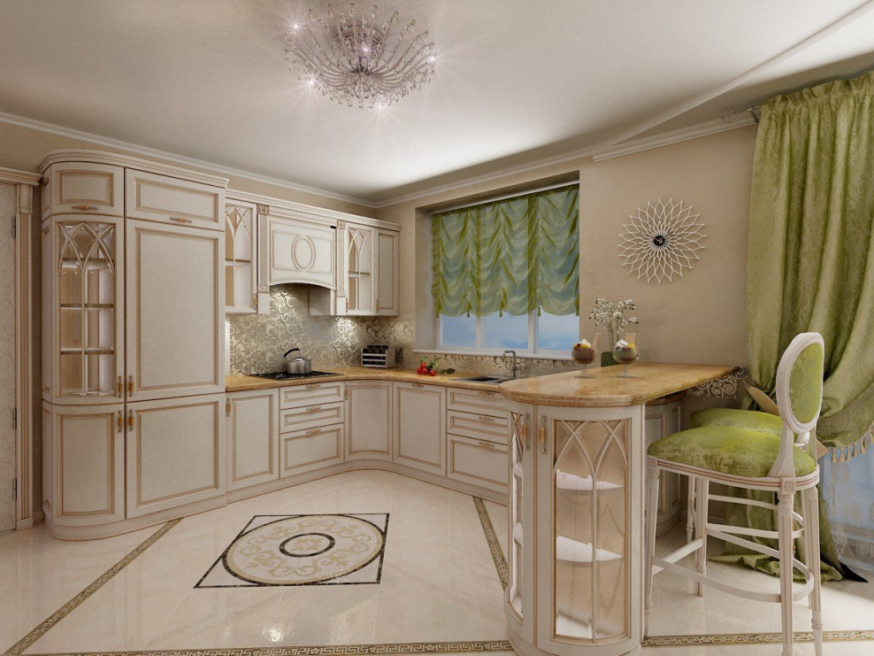 Кухня в классическом стиле