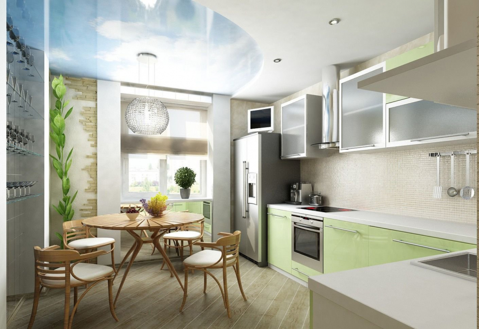 Кухня на балконе