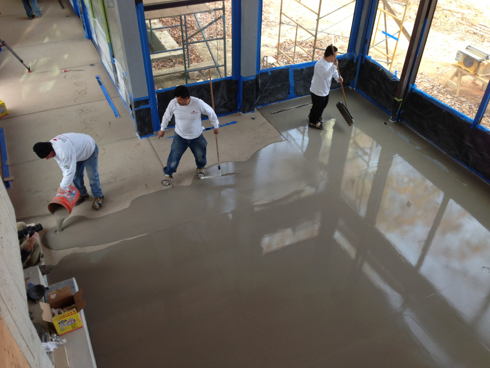 Пол из эпоксидной смолы