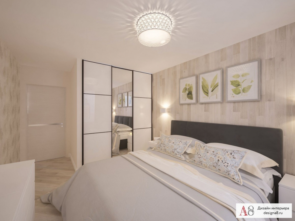 Интерьер 3-х комнатной квартиры 67 кв м