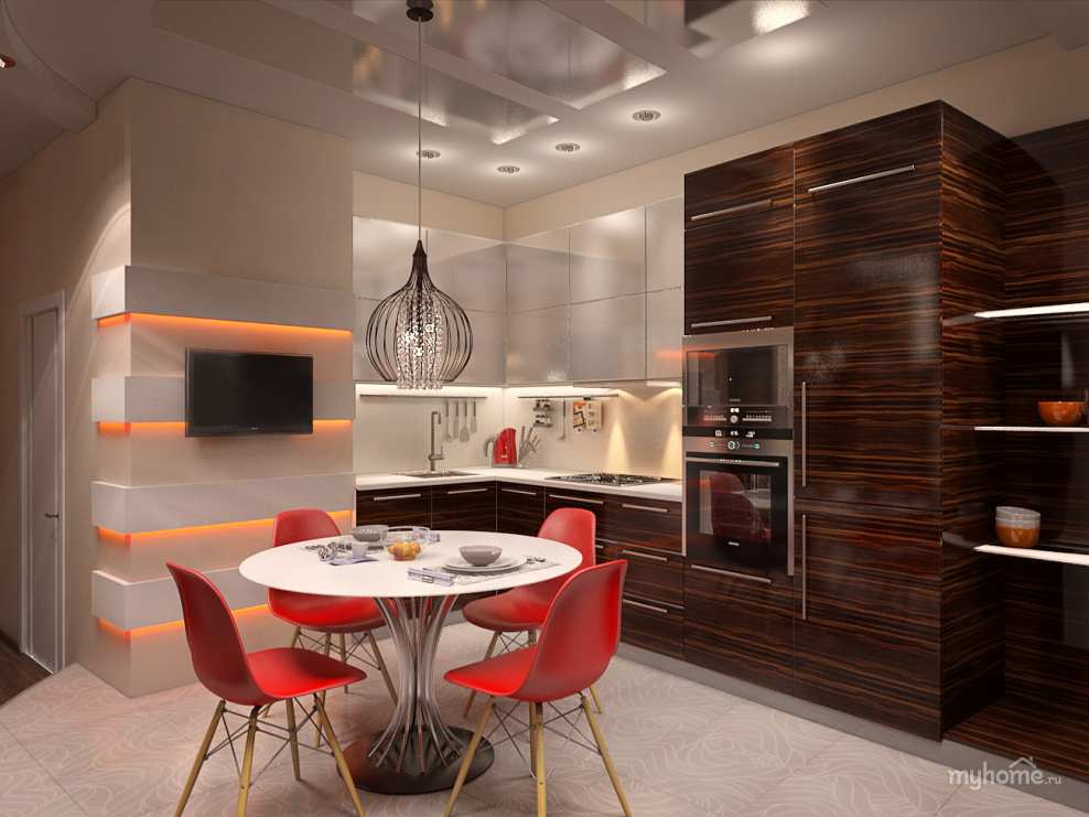 Интерьер стандартной кухни
