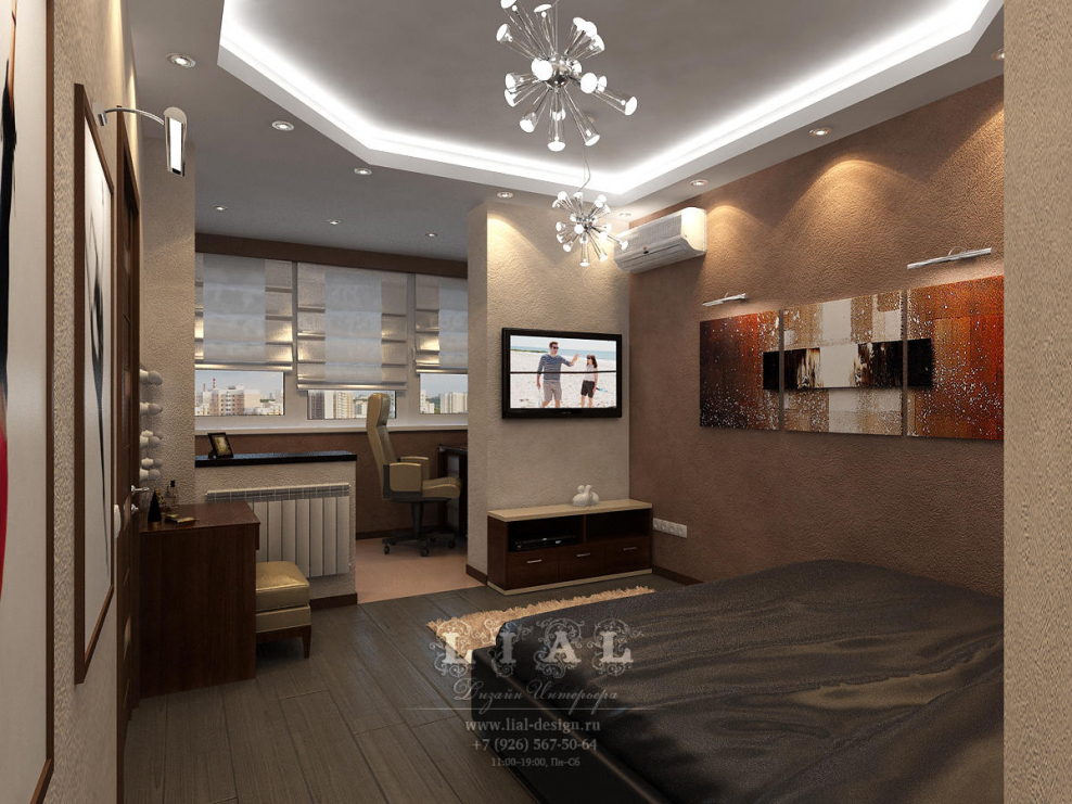 Дизайнер трехкомнатной квартиры