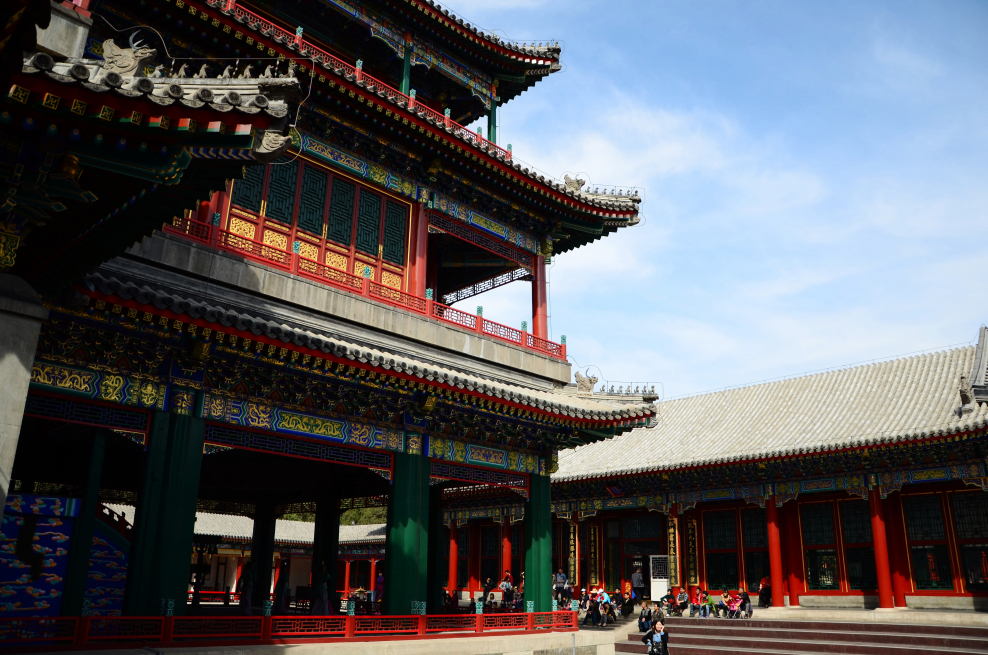 Китай архитектура храм