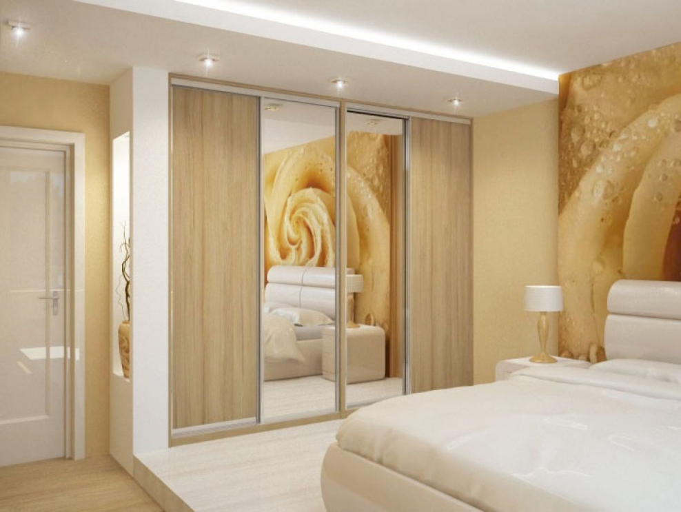 Шкаф купе с нишей под ТВ Валерия 2800