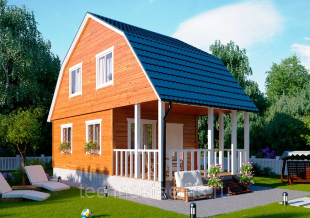 Щитовой дачный дом