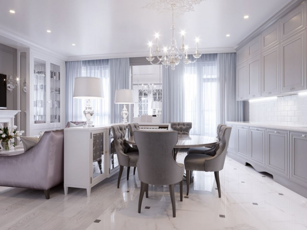 Студия в стиле Неоклассика