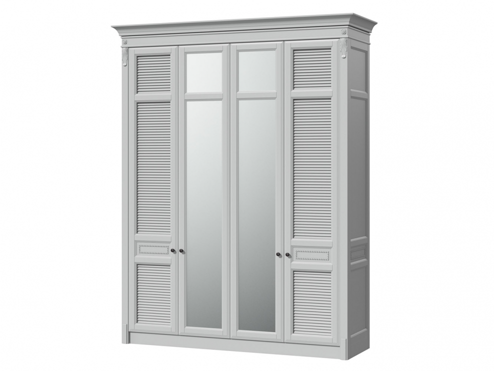 Фасады с зеркалом для распашного шкафа