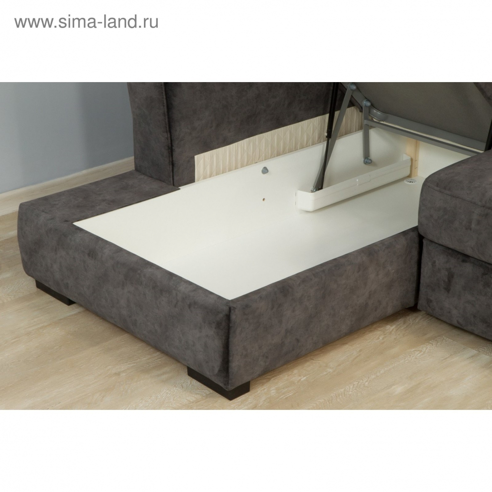 Диван Манхеттен угловой серый