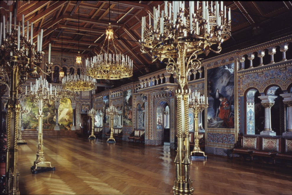 Замок Нойшванштайн Певческий зал