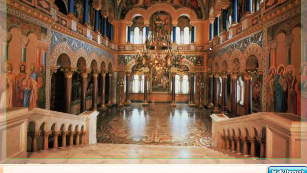 Зал певцов в замке Нойшванштайн