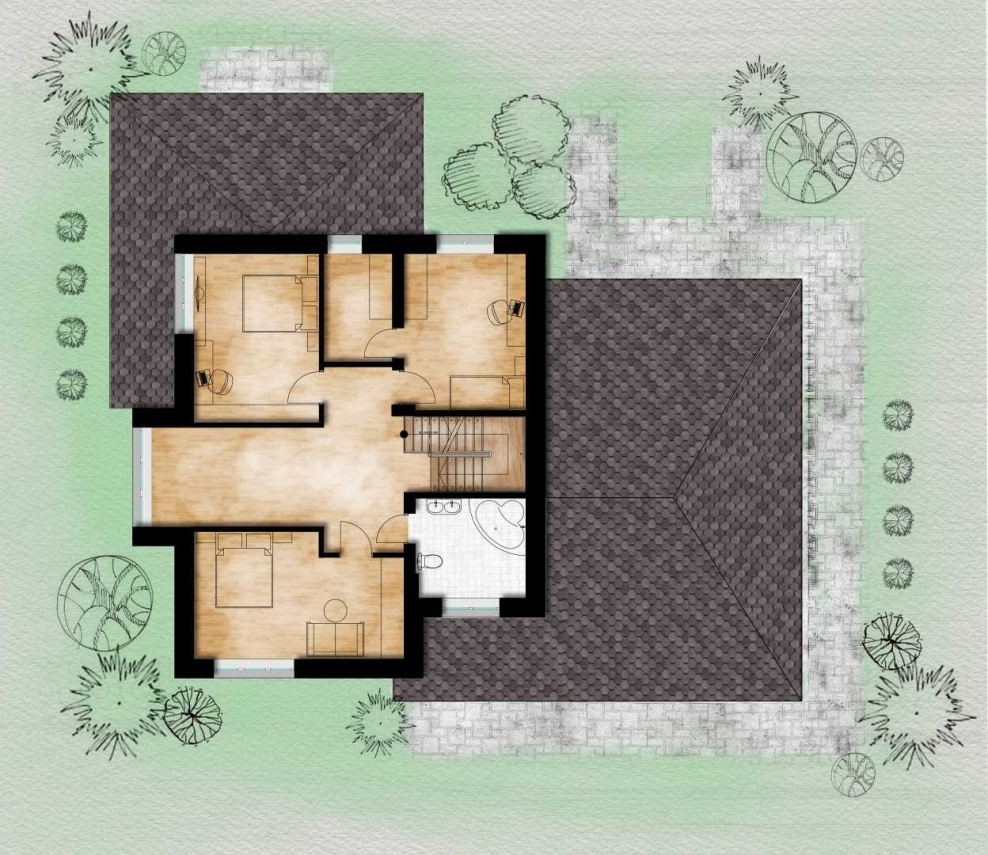 Планировка цоколя