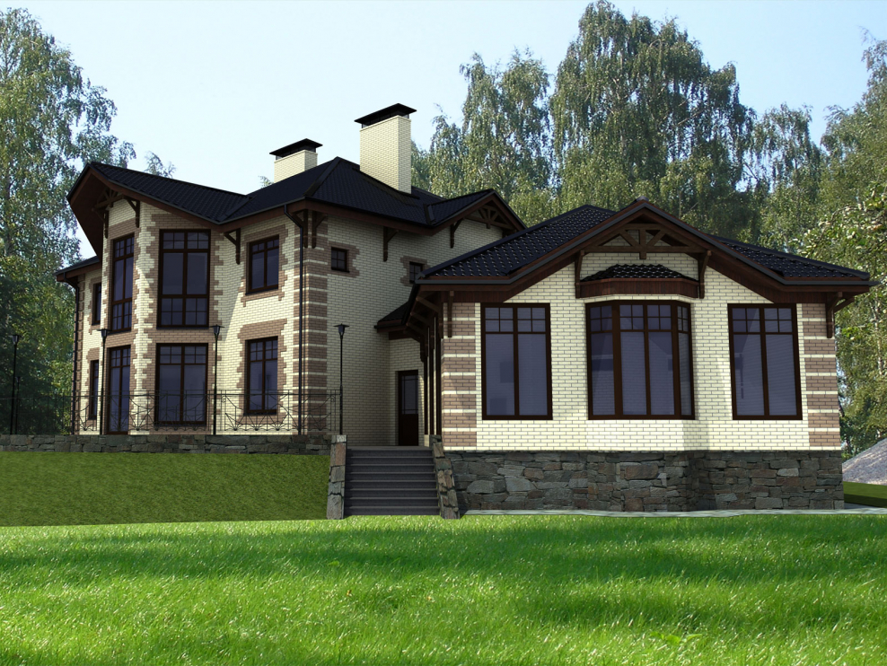 Коттеджи 300 квадратных метров