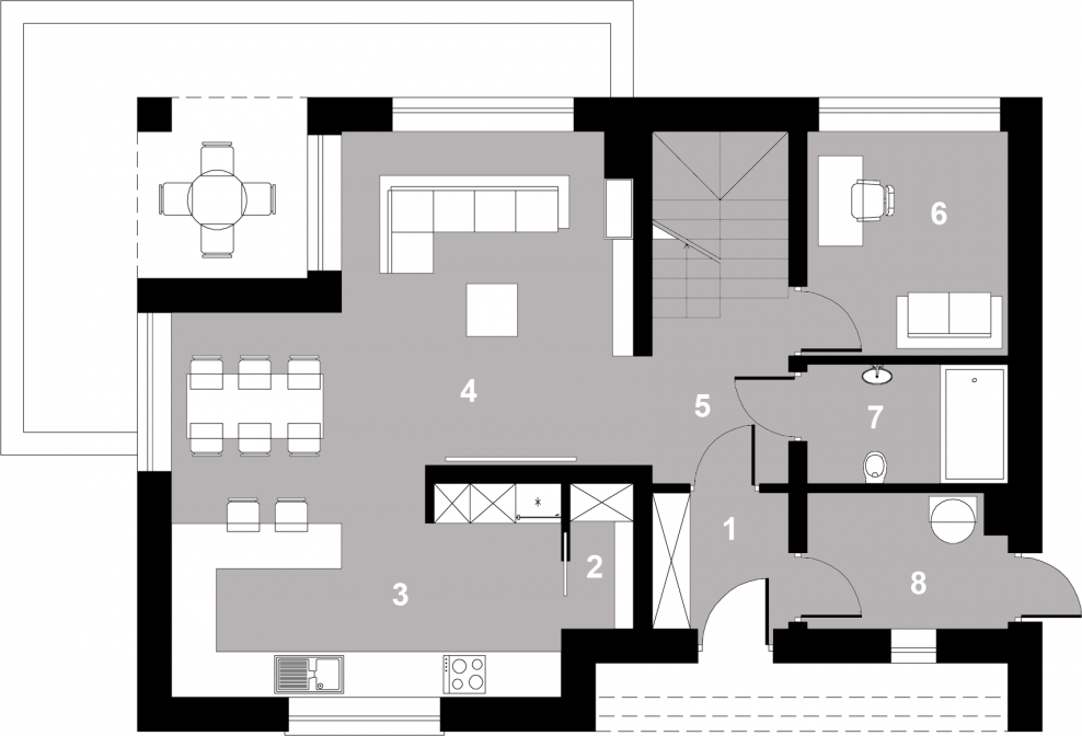 Проекты двухэтажных домов