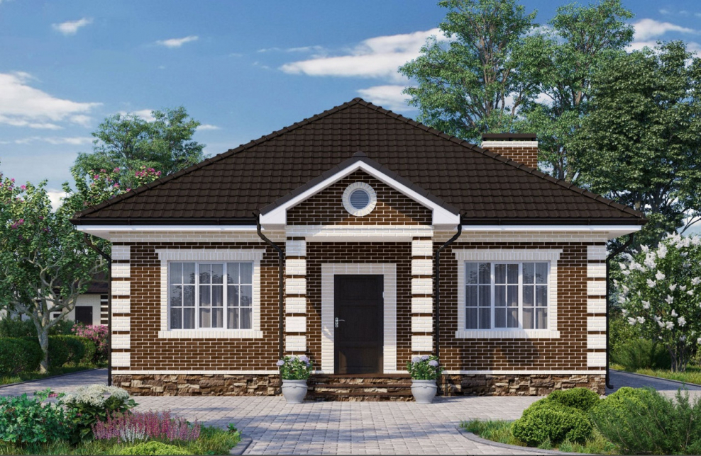 Одноэтажный дом на 250м2 планировка