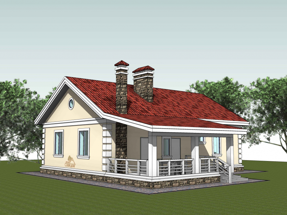 Планировочное решение трехкомнатной квартиры