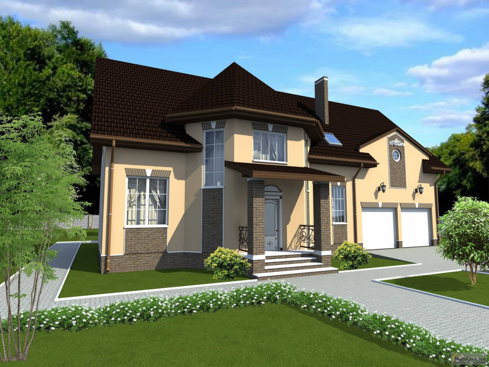 Проекты двухэтажных домов 120 квадратных метров