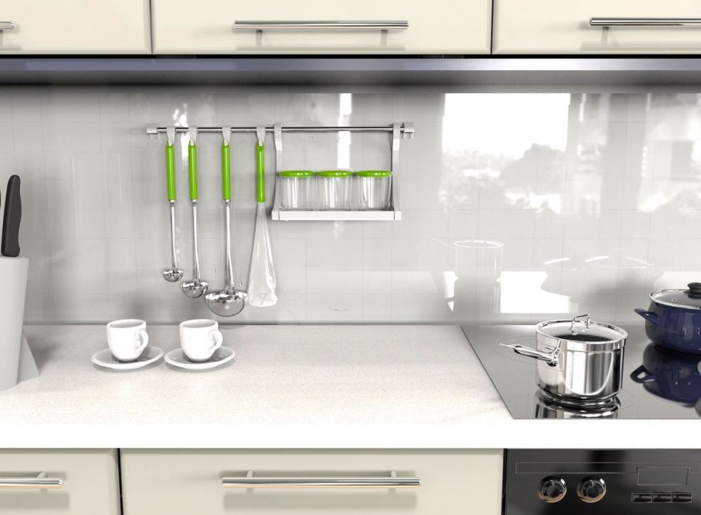 Набор рейлинг с полкой "Prestige" (снежно-белый)