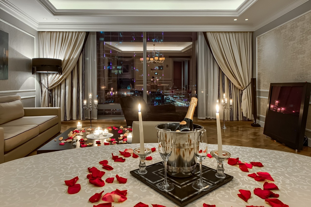 Романтический ужин в отеле