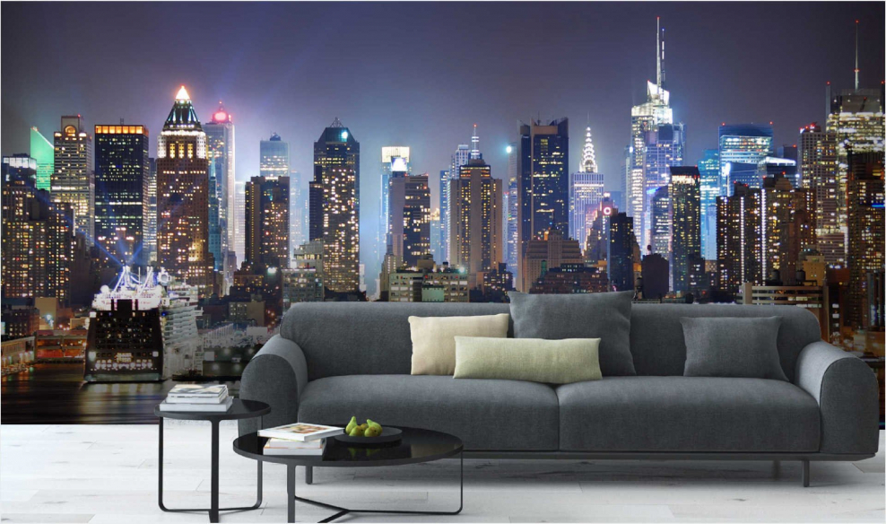 Фотообои в интерьере спальни