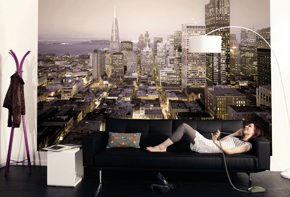 Фотообои в маленькой комнате