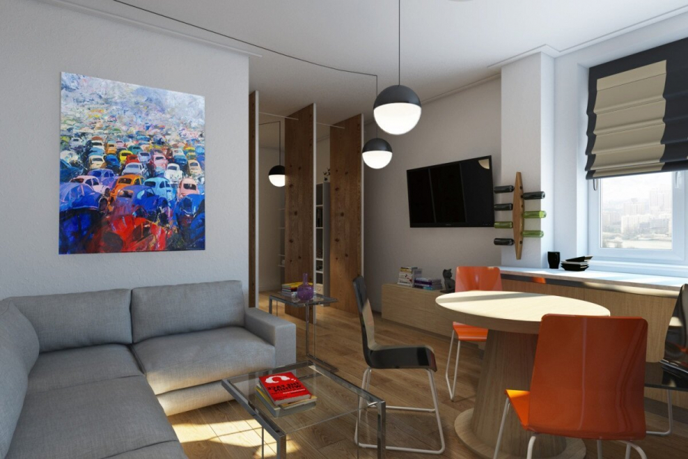 Современный стиль в малогабаритных квартирах