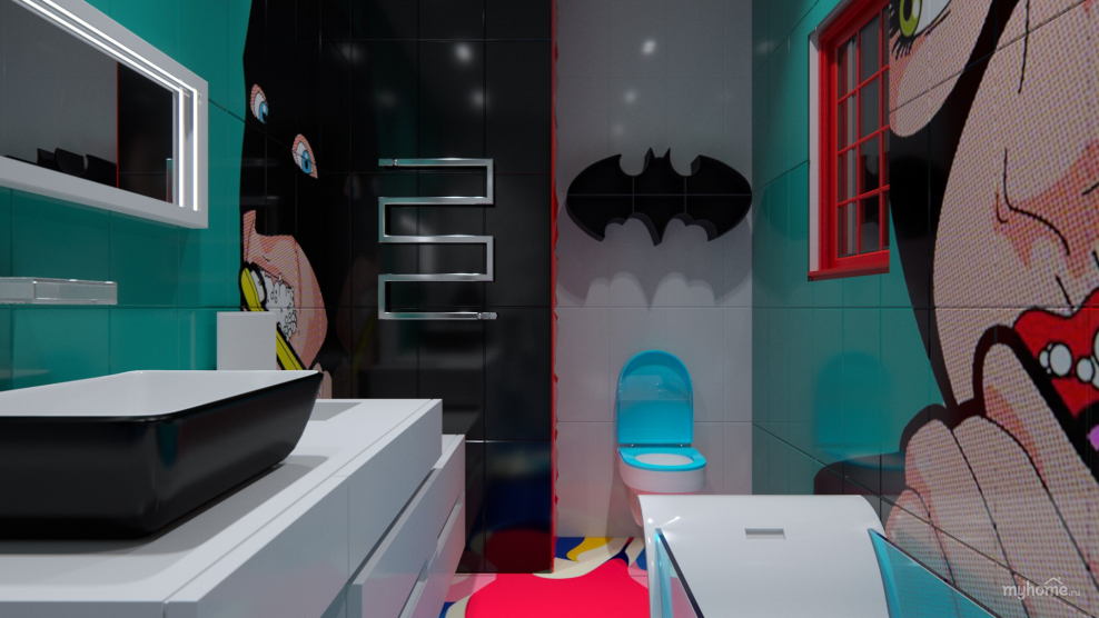 Роспись стен в стиле поп-арт