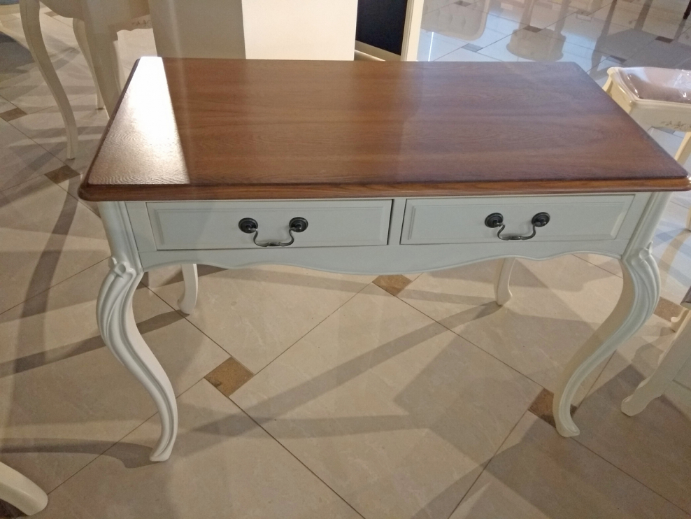 Столик-бюро Florence MK-5033-AWB молочный/итальянский орех