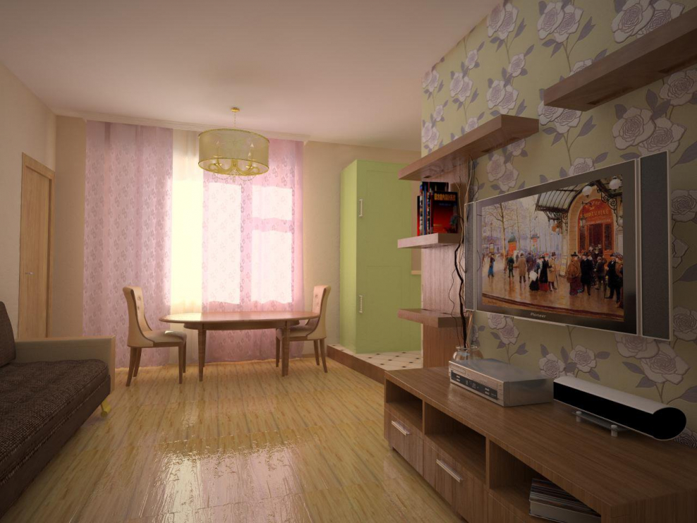 Скромная спальня