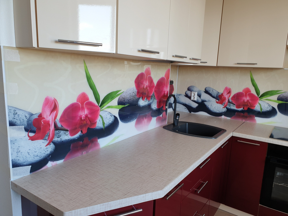 Фартук для кухни из пластика