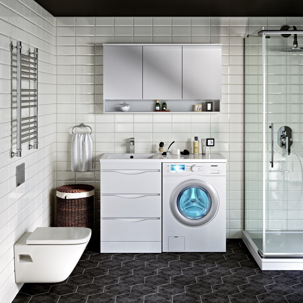 Тумба с раковиной Runo Орион 60