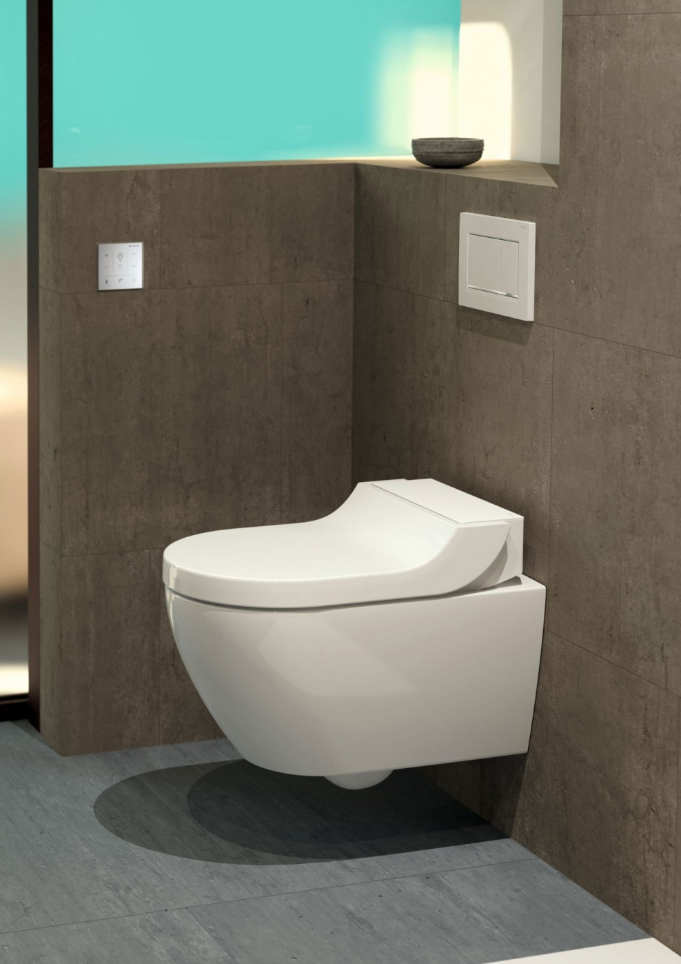 Унитаз подвесной Geberit AQUACLEAN Tuma Comfort 146.294.11.1