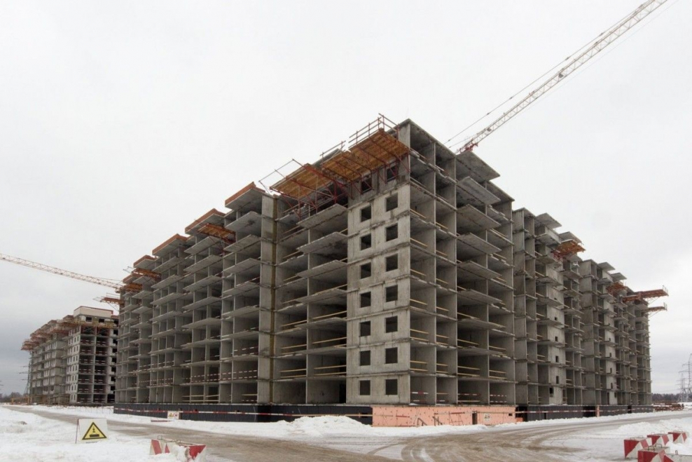 Сад ЖК Пироговская Ривьера