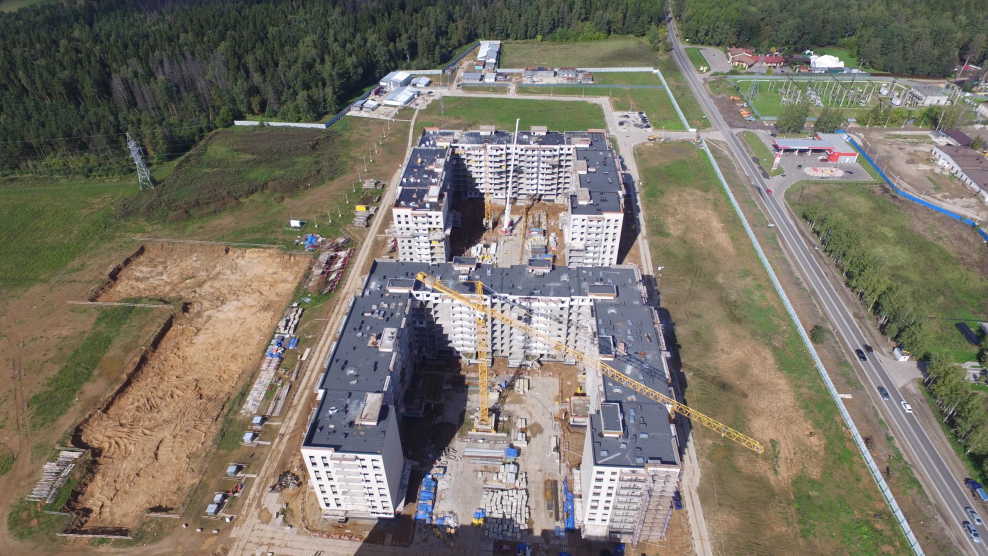 Пироговская Ривьера ход строительства 12 корп 12 корпуса