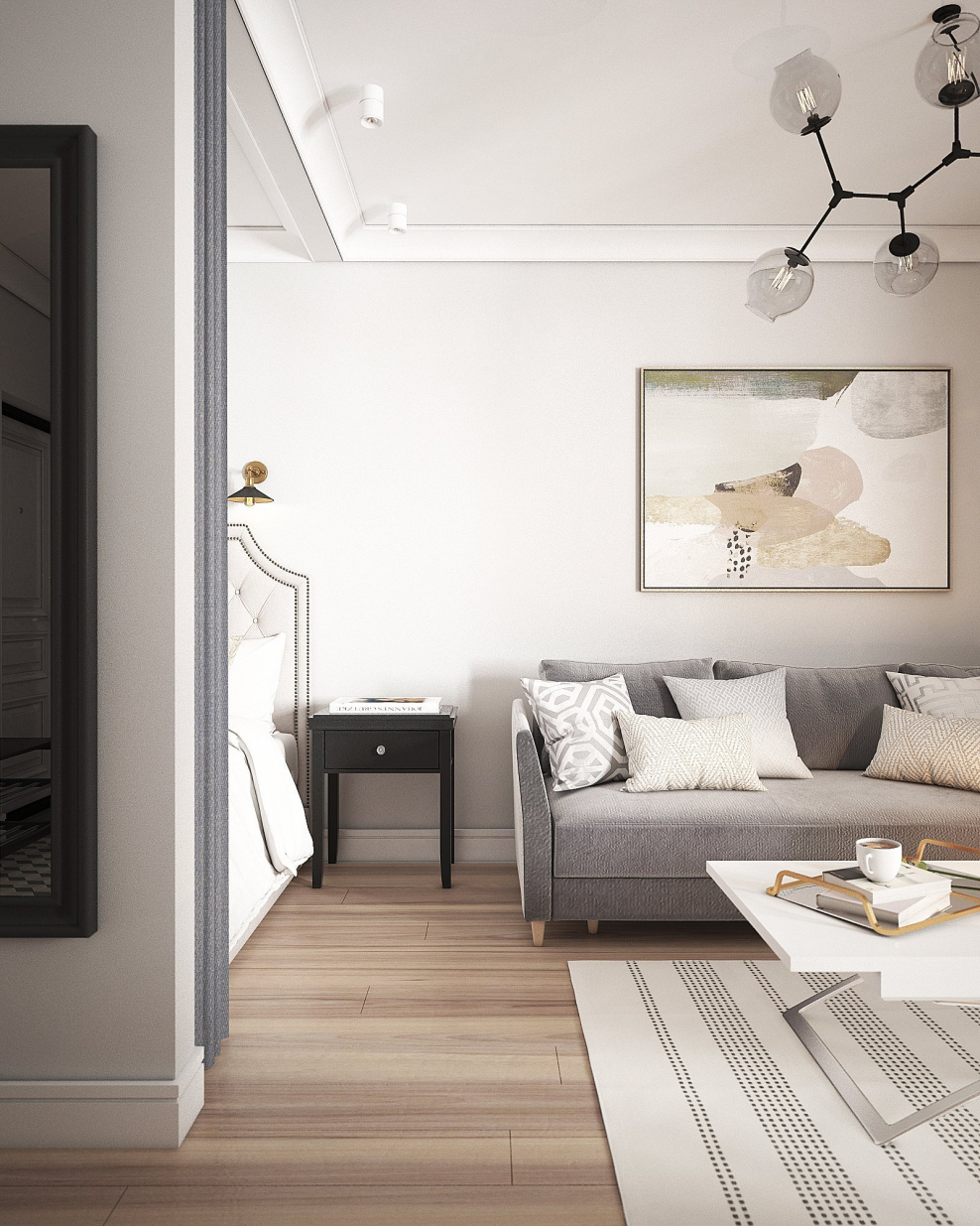 Светлый интерьер квартиры