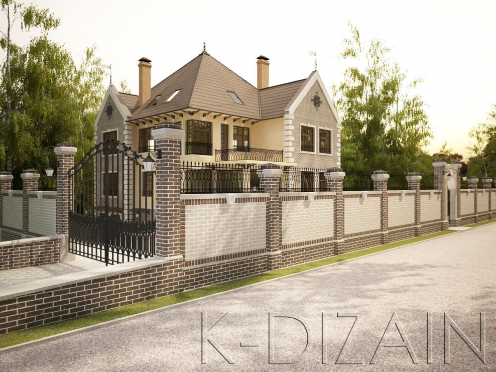 Красивый забор