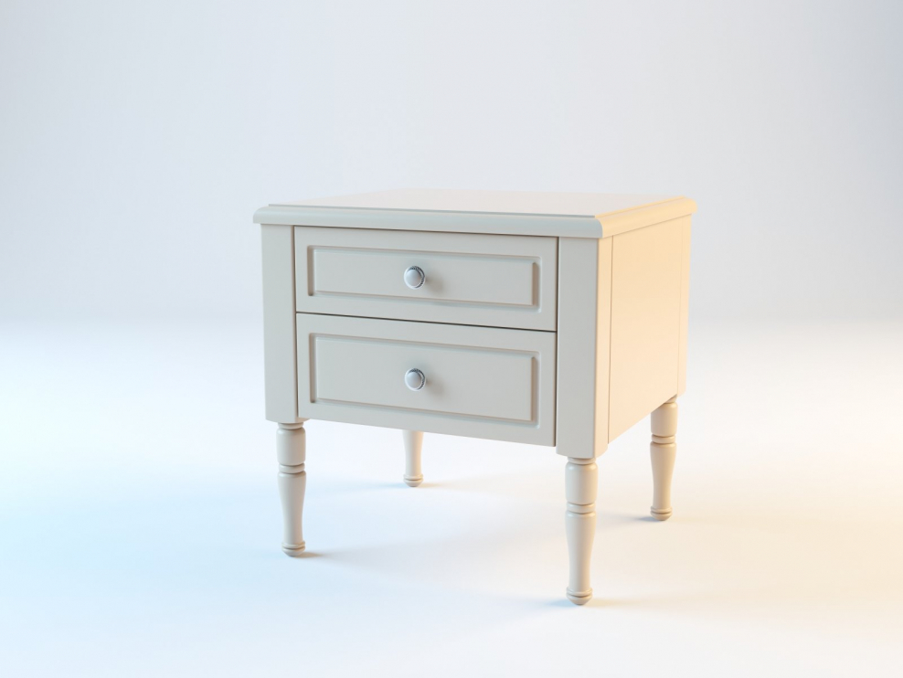 Тумба прикроватная белая классика Неоклассика