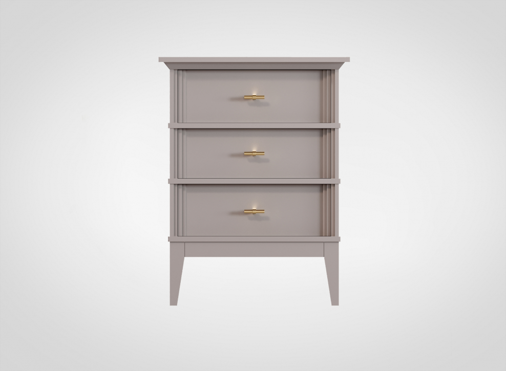 Тумба прикроватная Manhattan с тремя ящиками