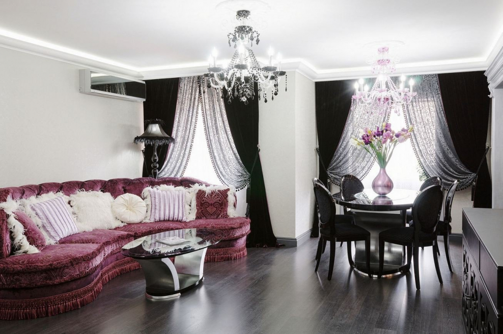 Шторы ар деко в интерьере