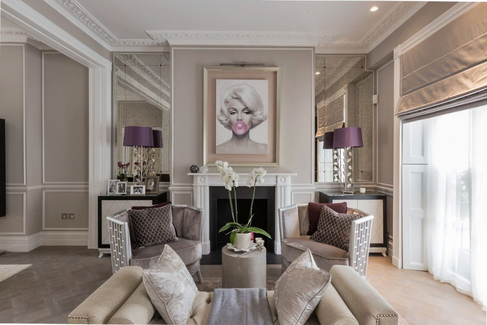 Квартира студия в стиле ар деко