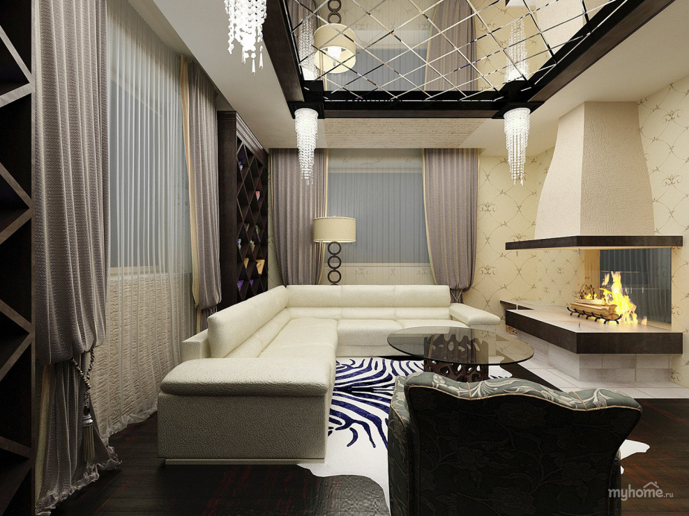 Картины арт деко в интерьере