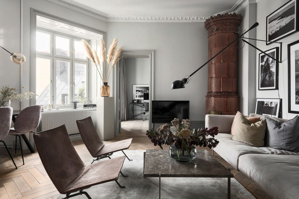 Элегантный Скандинавский интерьер