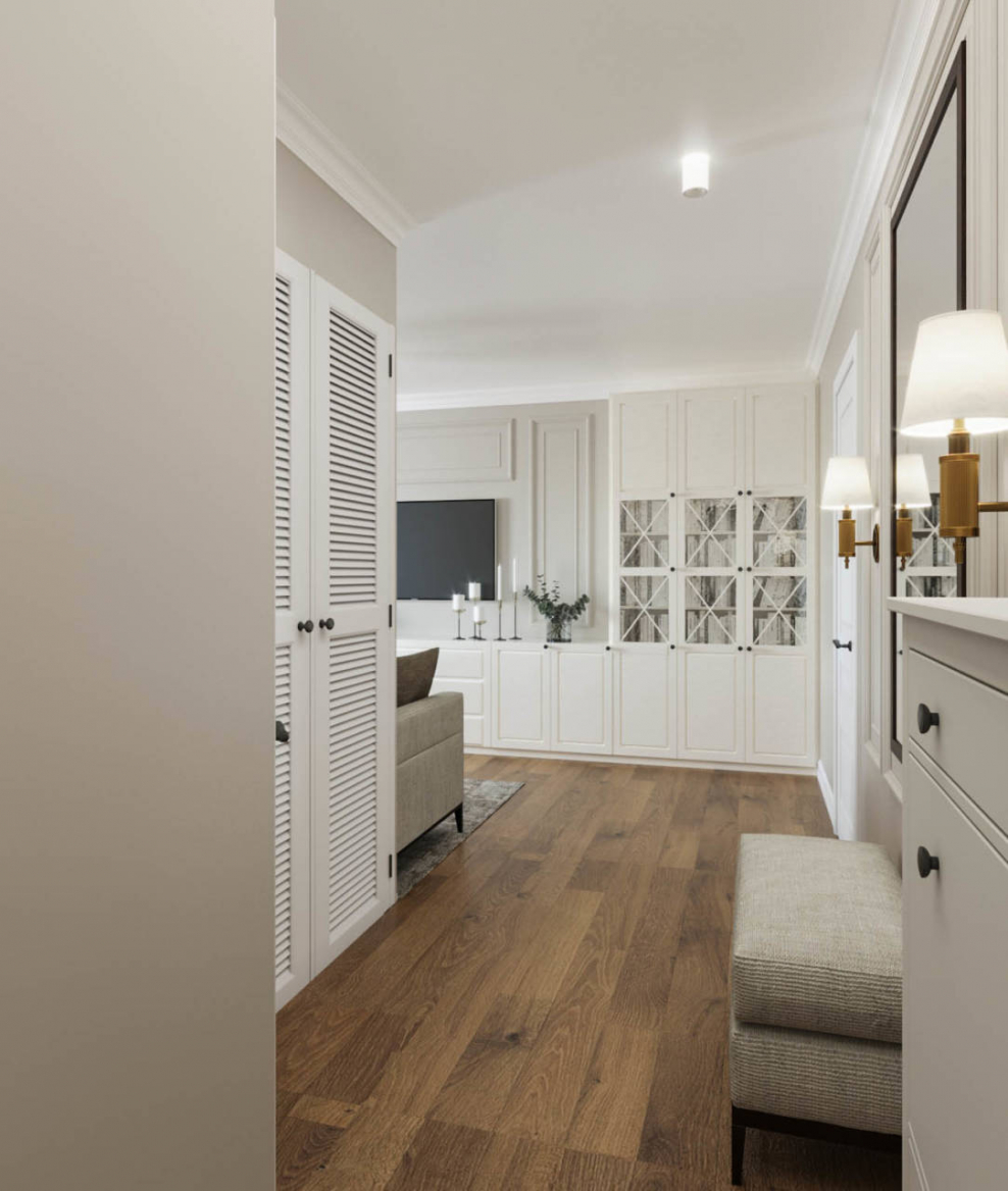 Квартира студия Неоклассика