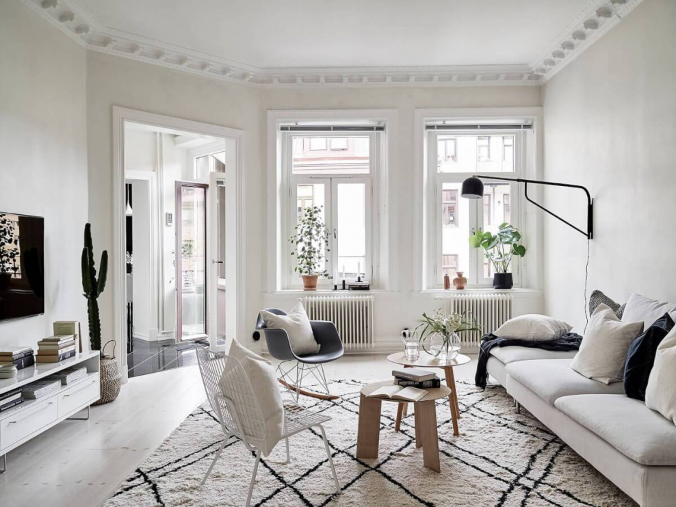 Неоклассика с элементами скандинавского стиля