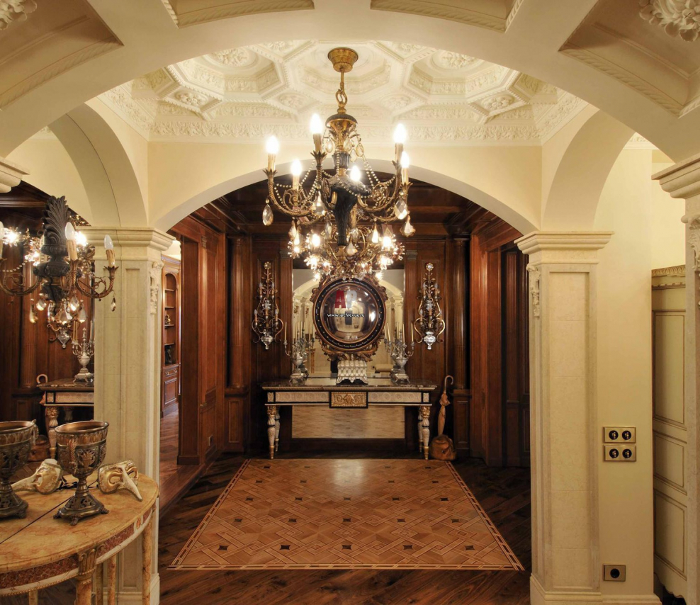 Прихожая интерьер в особняках