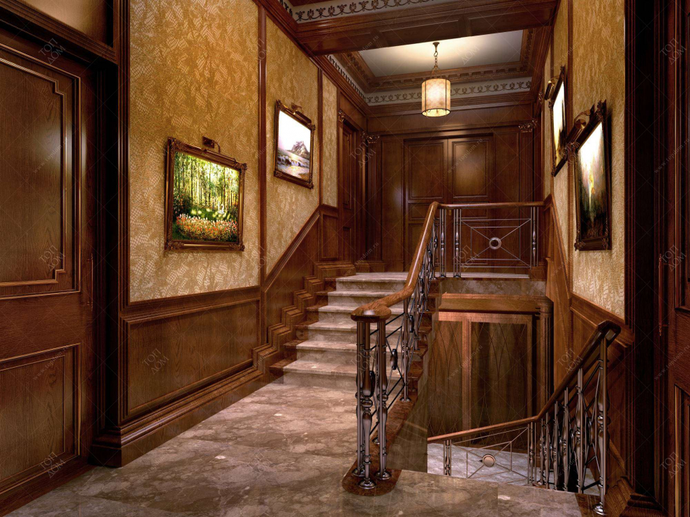 Английское поместье интерьер Холл
