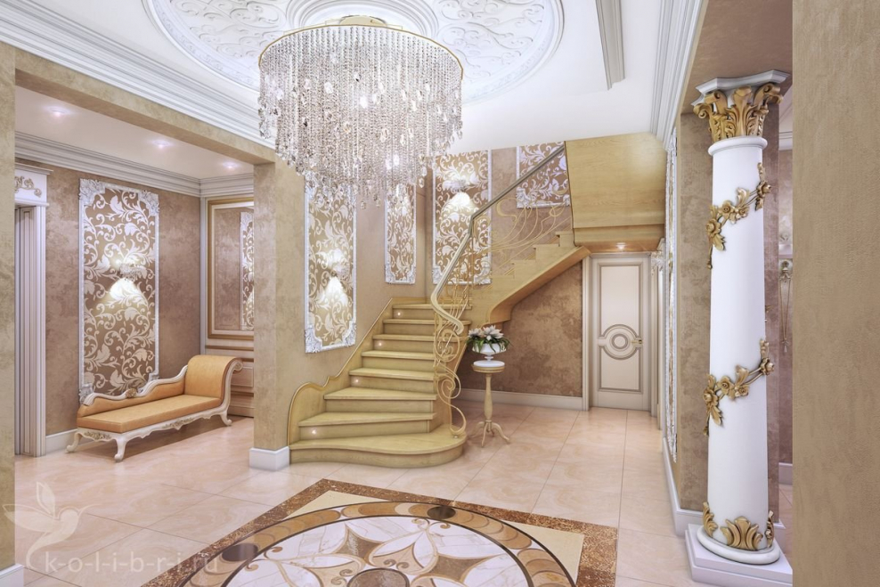 Элитные интерьеры коттеджей