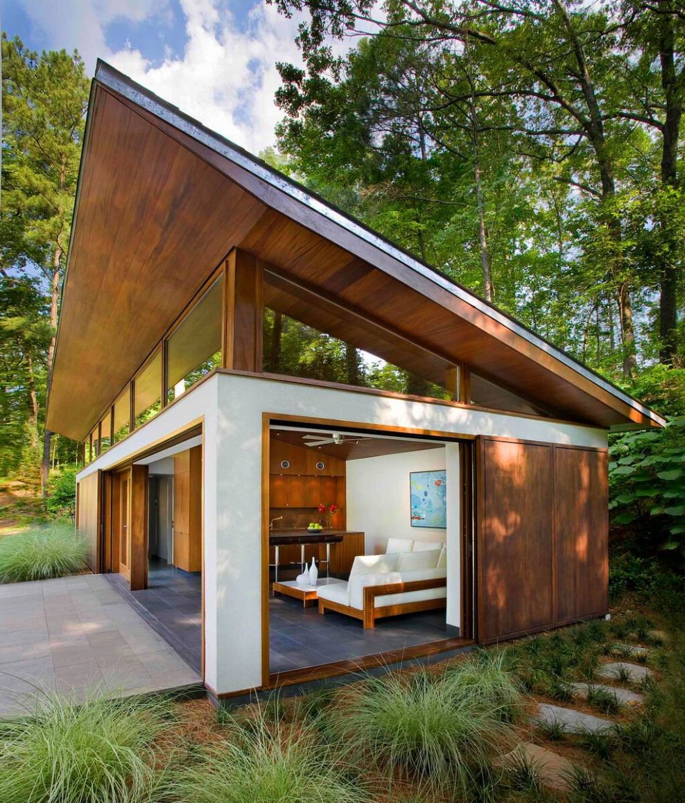 Tiny House с односкатной крышей