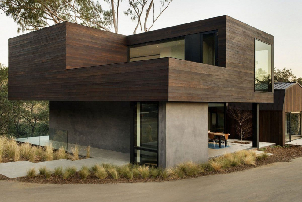 Коттедж в стиле брутализм