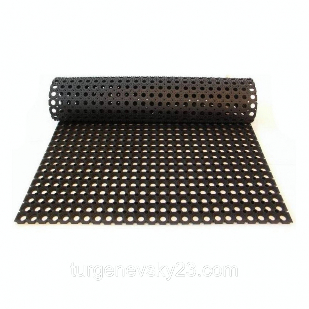 Коврик резиновый Ринго-мат 100х150 см, 16 мм, черный
